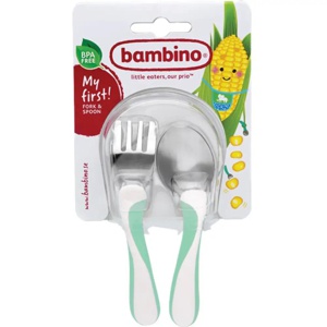 Bambino sett med skje og gaffel produktbilde