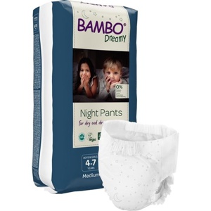 Bambo Dreamy Night Pants 15-35 kg - 10 stk. produktbillede