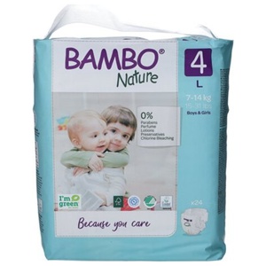 BAMBO Nature ECO bleer 4 Str. L 24 stk produktbillede