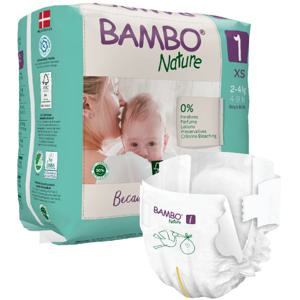 Bambo Nature storlek 1 (2-4 kg) 22 st produkt bild