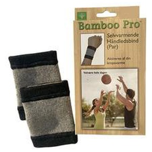 Bamboo Pro håndledsbind - 1 par produktbillede