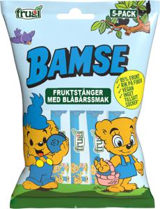 Bamse Fruktstång Blåbär 75 g produkt bild
