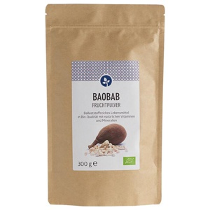 Baobab Bio Fruchtpulver, 300 g Pulver Produktbild