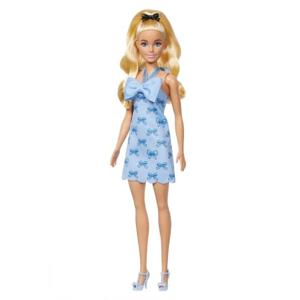 Barbie Fashionista Docka Blue Bows produkt bild