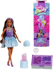 Barbie Glam Party Unboxed Purple Petite Doll produkt bild