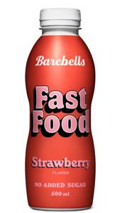 Barebells Fast Food, Strawberry, 500 ml produkt bild