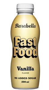 Barebells Fast Food, Vanilla, 500 ml produkt bild