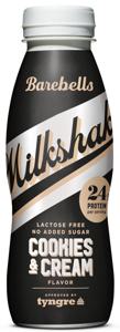 Barebells Milkshake, Cookies & Cream, 330 ml produkt bild