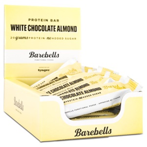 Barebells Protein Bar White Chocolate Almond 12-pak produktbillede