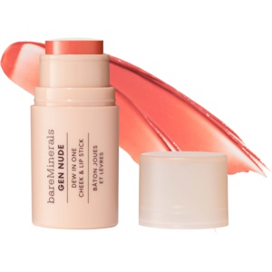bareMinerals GEN NUDE Dew in One Cheek & Lip Stick Just Peachy Produktbild