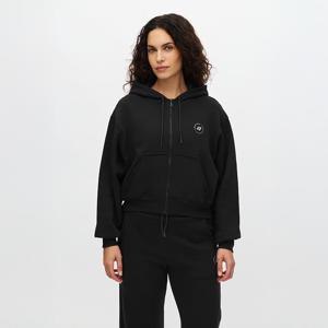 Base Hoodie med Dragkedja Svart produkt bild