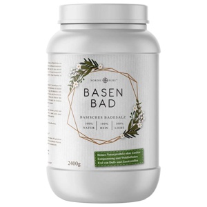 Basenbad basisches Badesalz Wellness Nordic Pure, 2400 g Salz Produktbild