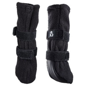 Basic Paws Fleece Hundskor Svart 4-pack (XS) produkt bild