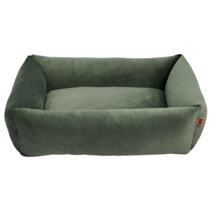 Basic WellB Velvet Ortopedisk Hundbädd/Kattbädd Grön (80 x 60 cm) produkt bild