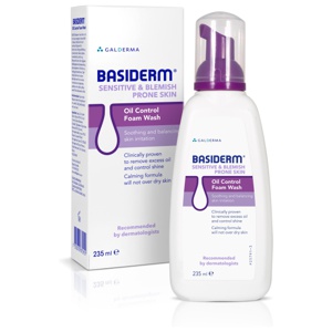 Basiderm Oil Control Foam Wash 235 ml produkt bild