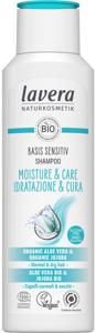 Lavera Basis Sensitiv Moisture & Care shampoo produkt bild