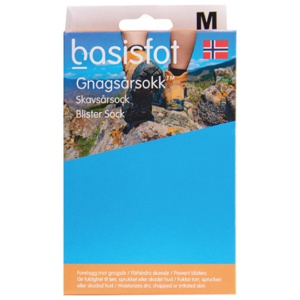 Basisfot gnagsårsokk blå M 1 par produktbilde