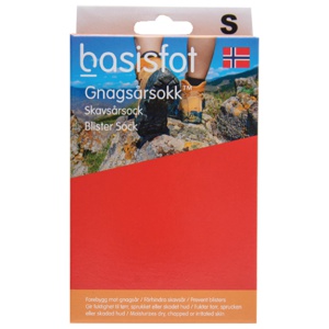 Basisfot gnagsårsokk rød S 1 par produktbilde