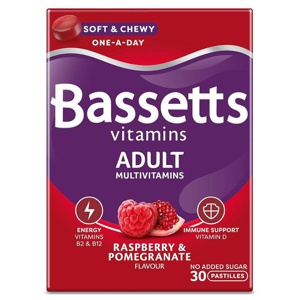 Bassetts Adult Multivitamins Raspberry & Pomegranate Flavour product image
