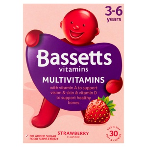 Bassetts Multivitamins For 3-6 Years Strawberry Flavour product image