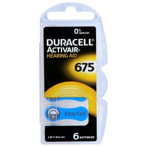 BATTERIEN f.Hörgeräte Duracell 675 Produktbild