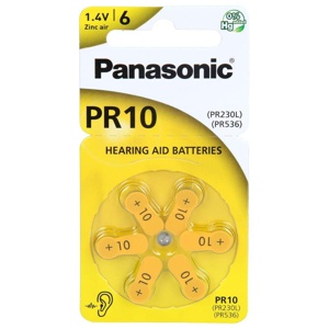 BATTERIEN f.Hörgeräte Panasonic PR10 Produktbild
