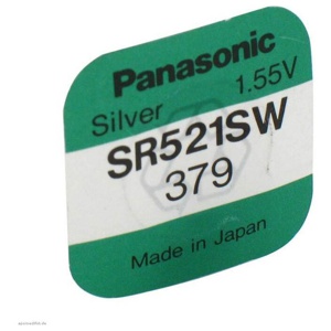 BATTERIEN Knopfzelle SR 521 SW 379 1,55V Produktbild