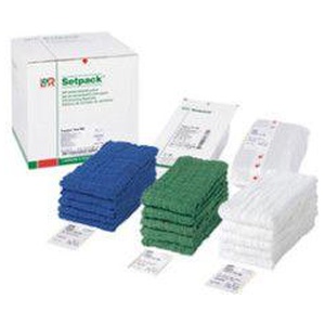 BAUCHTUCH lite steril 40x40cm 4fach blau RK Produktbild