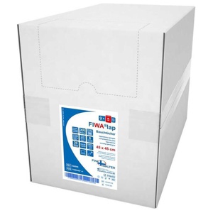 Bauchtuch steril 45x45 6f.weiß Rk Schlaufen Fiwalap, 5 St n.v. Produktbild