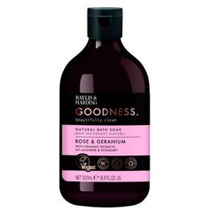 Baylis & Harding Goodness Badesæbe   Rose & Geranium produktbillede