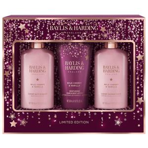 Baylis & Harding Wild Cherry & Vanilla Luxury Bathing Essentials Gift Set produkt bild