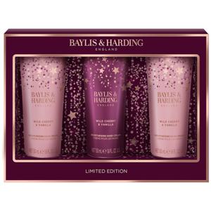 Baylis & Harding Wild Cherry & Vanilla Luxury Hand Treats Gift Set 3 x 50ml produkt bild