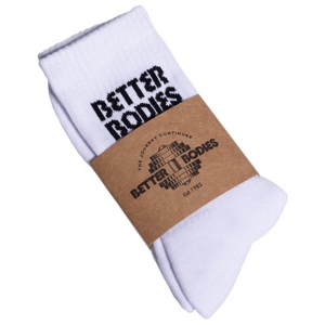 BB Crew Socks 1-pack White produkt bild