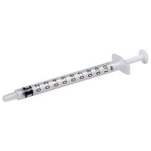 BD 3-komponentsprøjte 1 ml 120 stk produktbillede