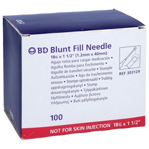 BD AUFZIEHKANÜLE stumpf 18 Gx1 1/2 1,2x40 mm Produktbild