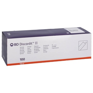 BD DISCARDIT II Spritze 10 ml 100X10 ml Spritzen Produktbild