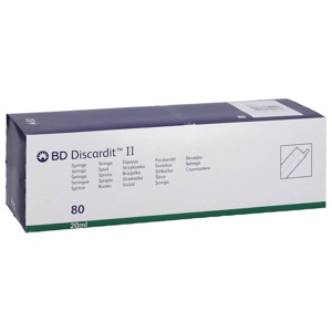 BD DISCARDIT II Spritze 20 ml 80X20 ml Spritzen Produktbild