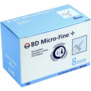 BD Micro-Fine+ 8mm pennekanyler 31G 100 stk produktbilde