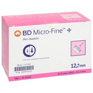 BD MICRO-FINE Pen-Nadeln 0,33x12,7 mm Produktbild