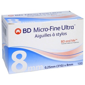BD MICRO-FINE ULTRA Pentapoint Pen-Nadeln 0,25x8mm Produktbild