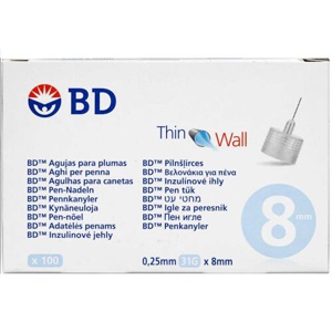 Bd Penkanyle 0,25 x 8 mm 31G produktbillede