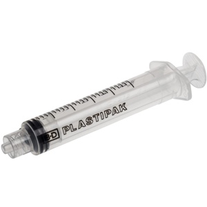 BD sprøyte 5ml luerlok sentrert 125 stk produktbilde