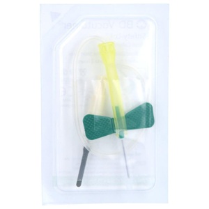 BD VACUTAINER Safety Lok 21 G 18 cm Blutentn.Set Produktbild