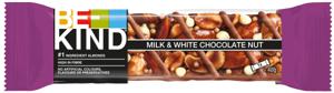 BE-KIND Nötbar Milk White Chocolate Nut 40g produkt bild