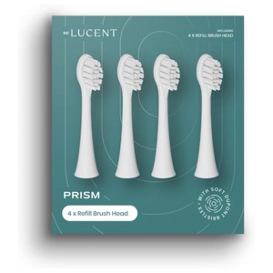 Be Lucent Prism Toothbrush Heads White produktbilde