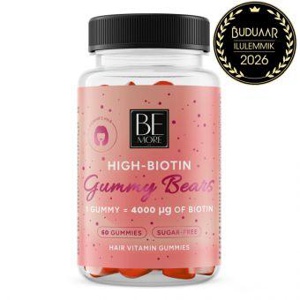 Be More High-Biotin Gummy Bears kummikommid N60 60 toote pilt