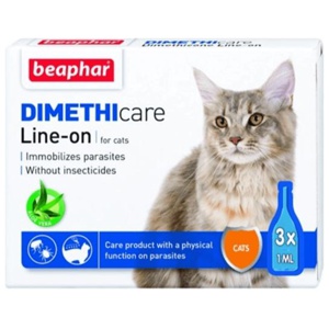 Beaphar Fästingmedel Dimethicare Line-on Katt produkt bild