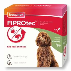 beaphar FIPROtec® Flea & Tick Spot-on For Dogs - L (20-40kg) product image
