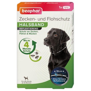 beaphar Reflektierendes Zecken- & Flohschutz-Halsband für Hunde Produktbild