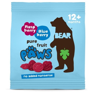 Bear Fruktbitar Hallon & Blåbär 20 g produkt bild